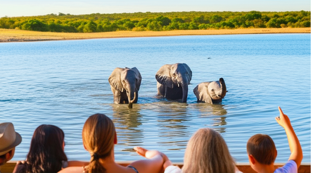 Family elephant encounter